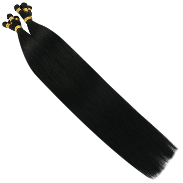 real hair weft extensions hand tied weft