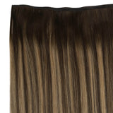 virgin flat silk weft human hair