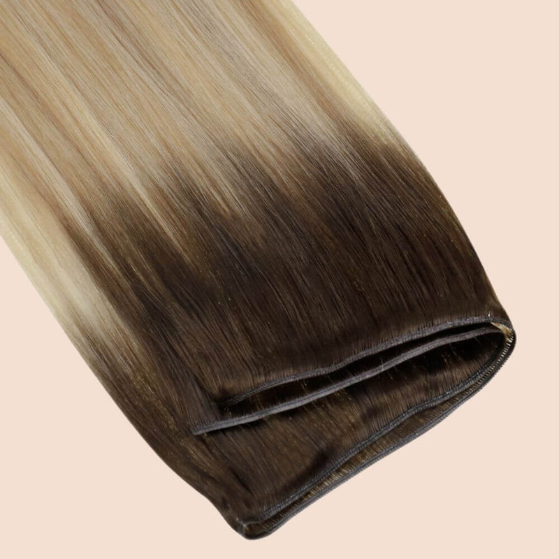 virgin genius weft real human hair invisible