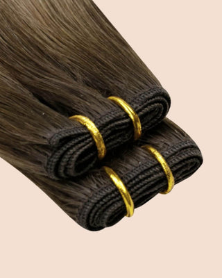 virgin machine weft real human hair extensions