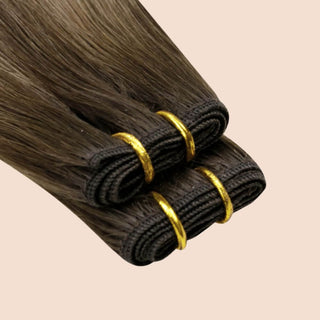 virgin machine weft real human hair extensions