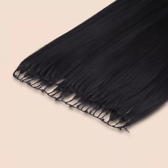 virgin feather weft extensions