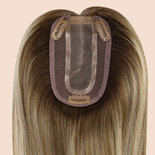 3" * 5" virgin hair topper for women