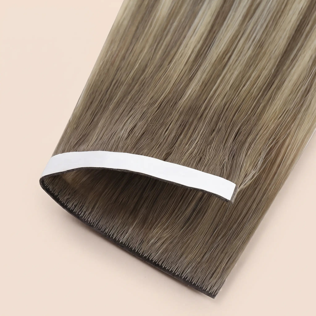 Injection Tape In Weft Hair Extensions