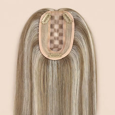 virgin hair topper medium base hair pieces