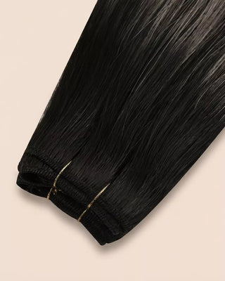 virgin hair machine weft extensions
