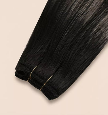 virgin hair machine weft extensions