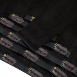 brown hair natural clip in hair extensions