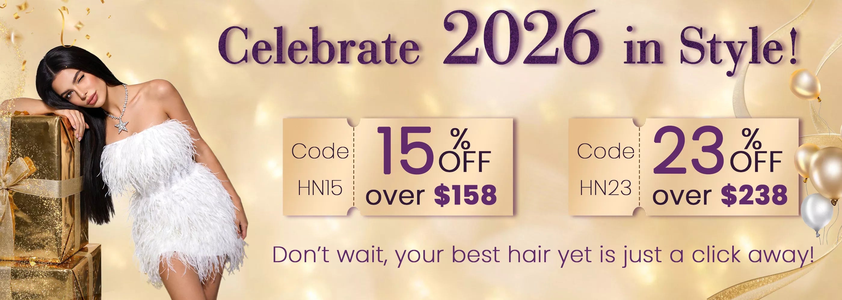hair extensions new year sale