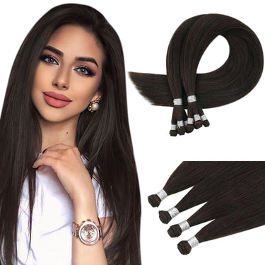 Virgin Human Hair Hand Tied Weft Extensions