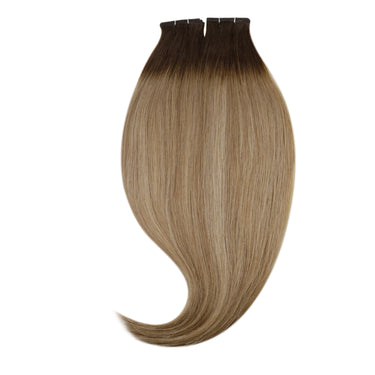 flat silk hair weft human hair