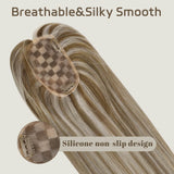 hair topper for women highlight blonde