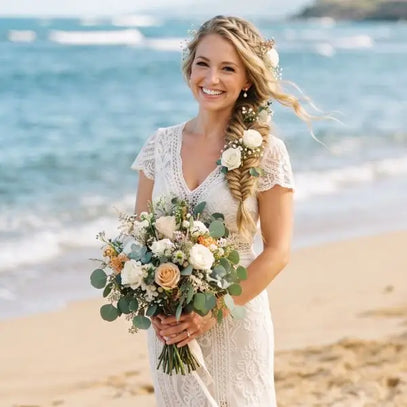 wedding hairstyle bridal braids