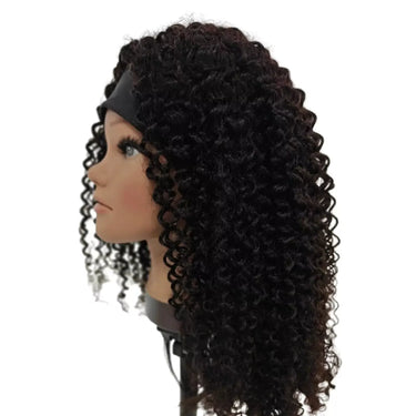 kinky curly headband wigs