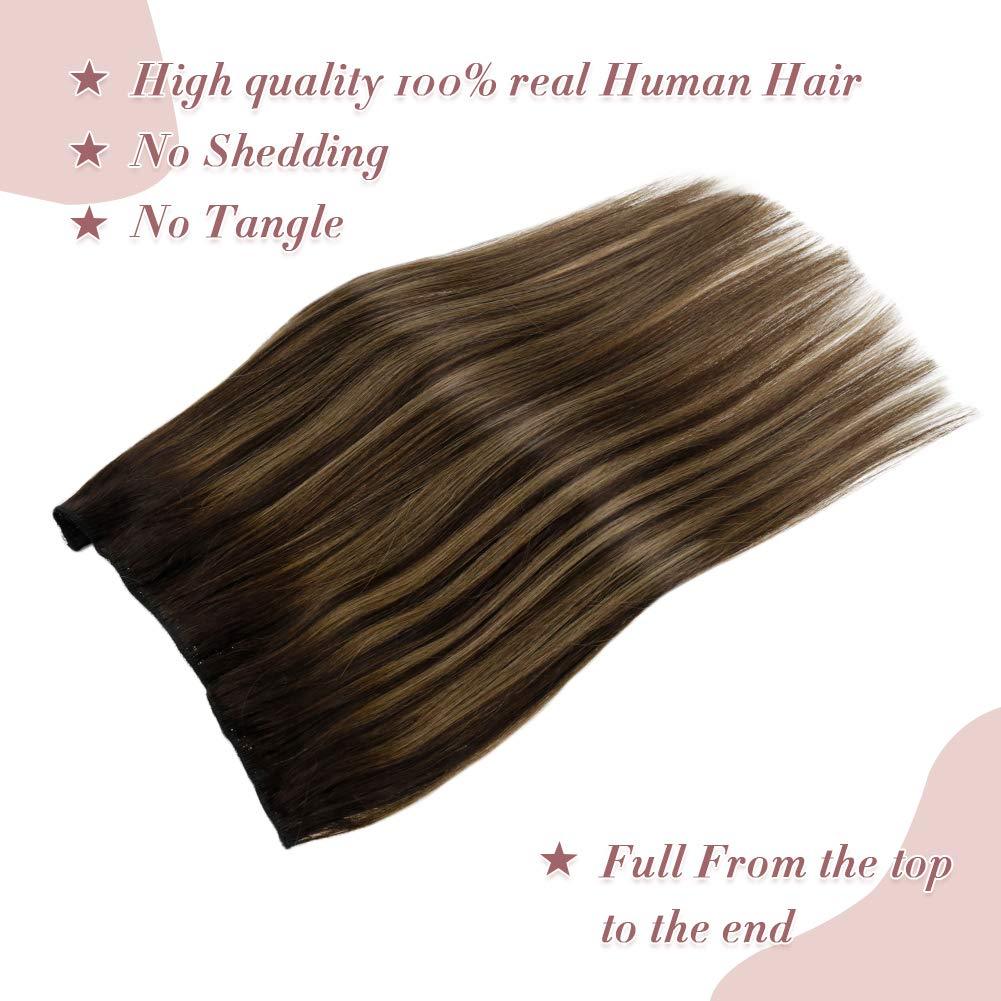 brown wire hair extensions