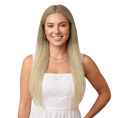 real human hair no glue tape in hair blonde ombre balayage hair extensions