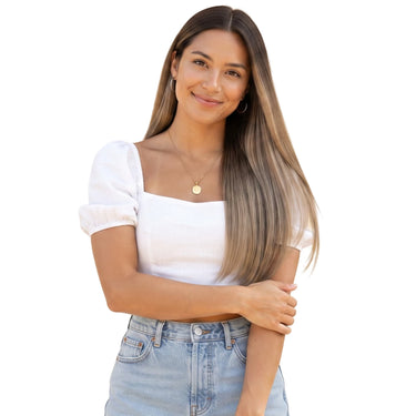 real human hair no glue tape in hair balayage hair extensions