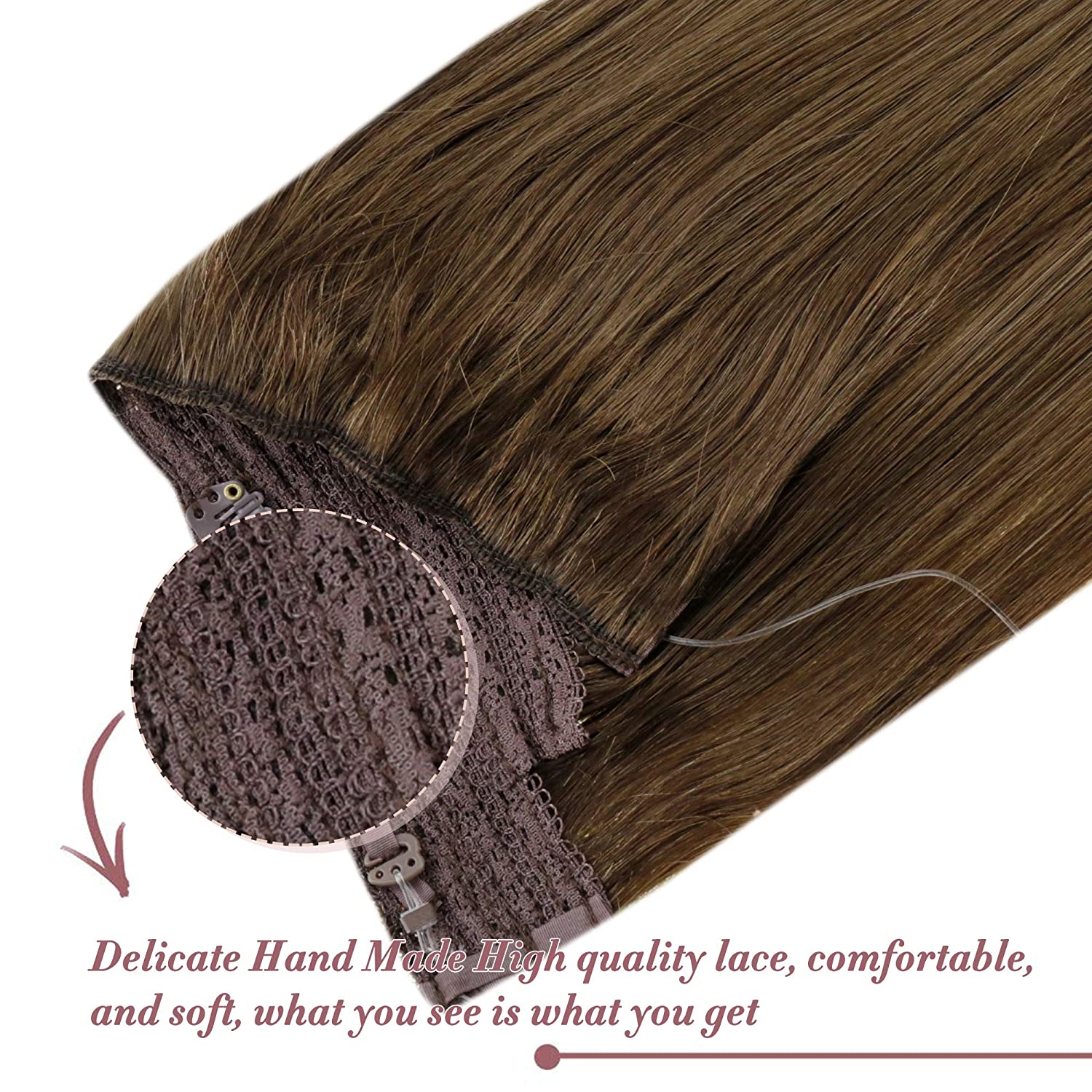 best wire hair extensions brown