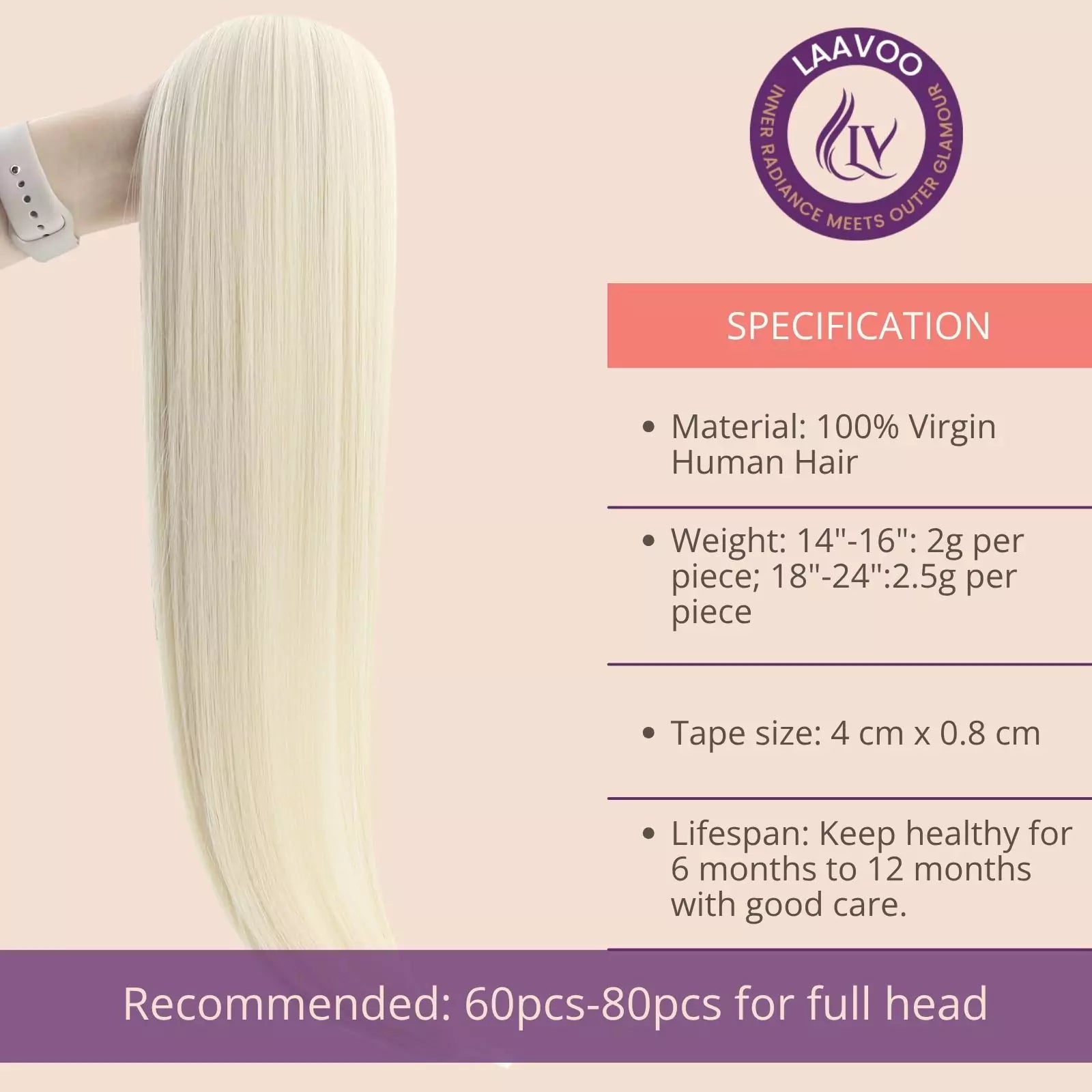 Invisible Skin Weft Tape In Hair Extensions