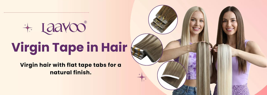 virgin tape in hair extensions