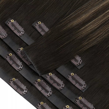 real hair clip in extensions