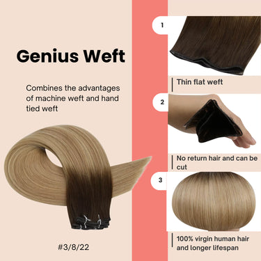 invisible genius weft hair weft hair extensions