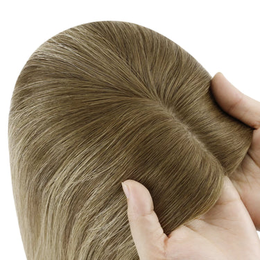 real hair toppers for women balayage hair