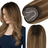 clip in hair topper real human hair