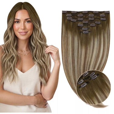 human clip in hair extensions