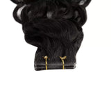 black skin weft tape in extensions virgin hair