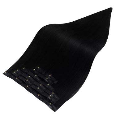 natural black clip in extensions