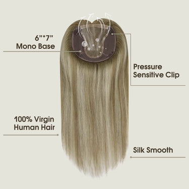 human hair extension hair topper