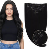 black clip in hair extensions thick hair