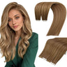 real human hair invisible tape in hair extensions