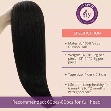Tape in Invisible Skin Weft Tape In Hair Extensions