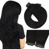 virgin hair flat weft extensions black hair extensions for thin hair