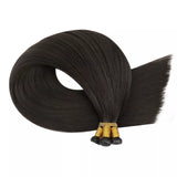 genius weft human hair straight black