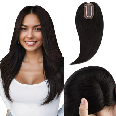 Clip On Hair Topper Virgin Human Hair