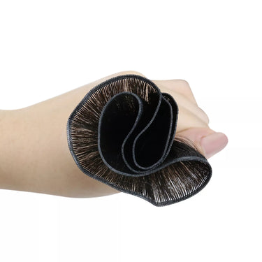 genius weft human hair extensions off black