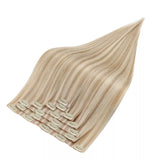 clip in highlights natural hair extensions