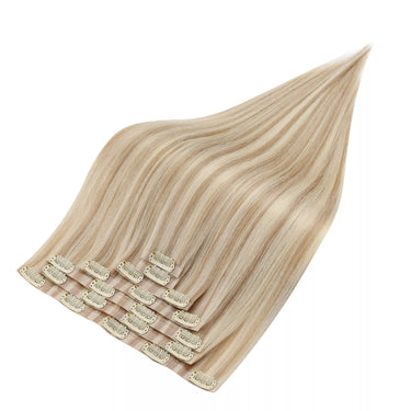 clip in highlights natural hair extensions