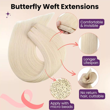 blonde hair extensions weft virgin hair extensions
