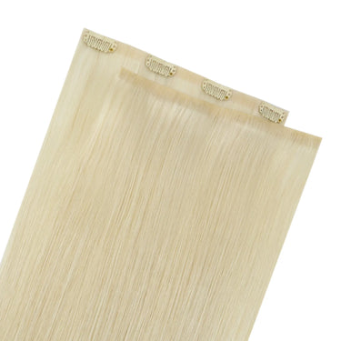 blonde hair human hair clip in extensions