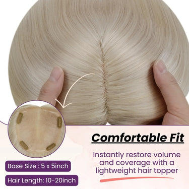 topper hair piece for women