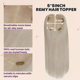 topper hair piece for women blonde hair
