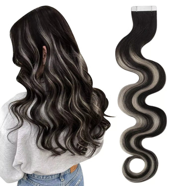 Body Wave Seamless Tape In Hair Extensions