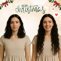 Christmas sale brown hair extensions