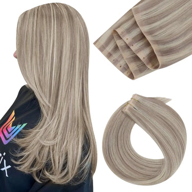 invisible hole weft seamless weft hair extensions