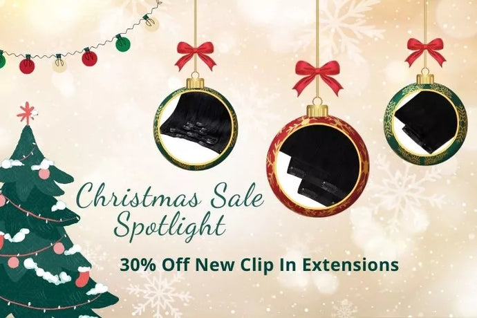 30% off new clip in hair extensions