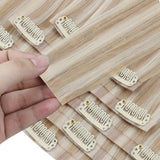 clip in highlights invisible hair extensions